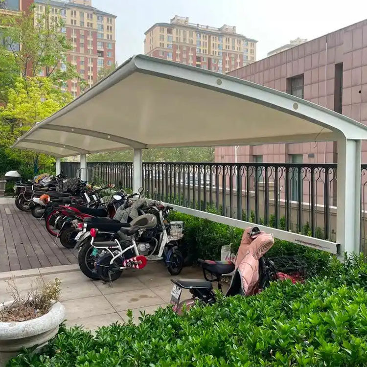 海安市膜结构电动车棚